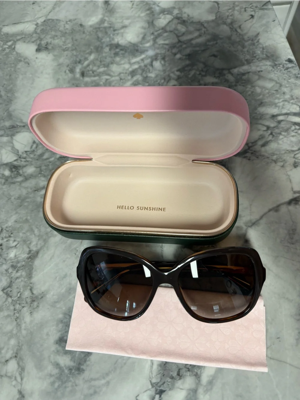 Kate Spade Katelyn/s Polarized Brown Tortoise Sunglasses 58 17 140
